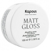 Kapous Professional Паста для волос Matte Gloss, моделирующая, сильная фиксация, 100 мл