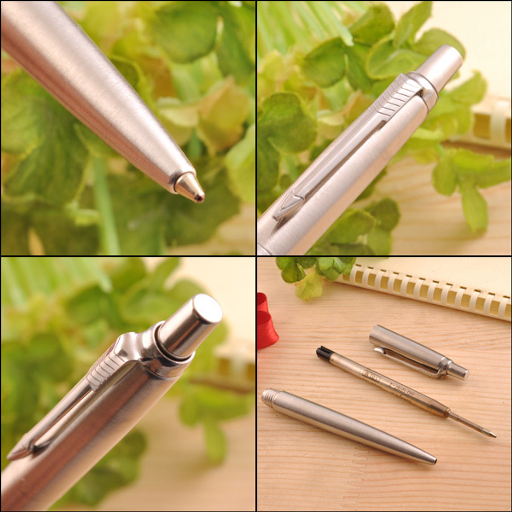 Шариковая ручка Parker Jotter Steel K61 Steel CT