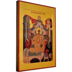 Преполовение Господне. Икона на липовой доске.