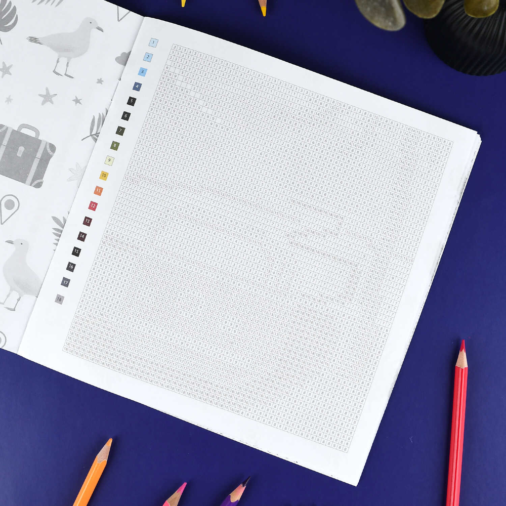 Раскраска. Серия "Картины по номерам 3-в-1" арт. 72308 ПУТЕШЕСТВИЯ /215x215 мм, 16 л., блок - офсет 120 г/м², полноцветная печать/печать в одну краску, обл - мелованный картон 200 г/м², мягкий переплёт (2 скобы),