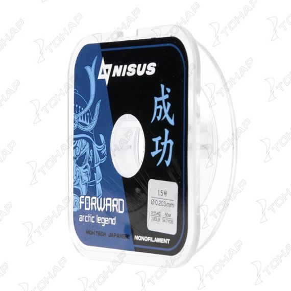 Леска FORWARD ARCTIC LEGEND 0,203mm/50m Nylon Transparent (N-FAG-0.203-50) Nisus