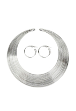 Комплект "Греция" цвет - серебро