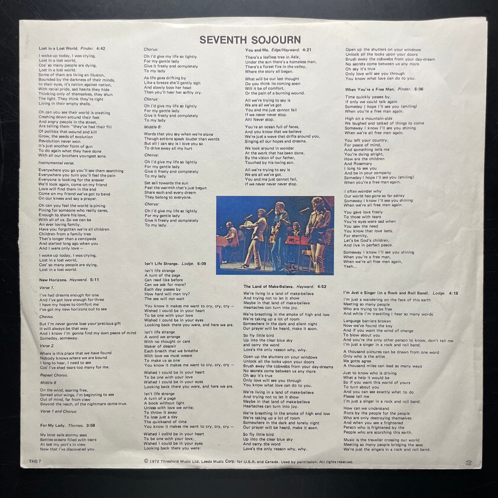 The Moody Blues- Seventh Sojourn (США 1972г.)