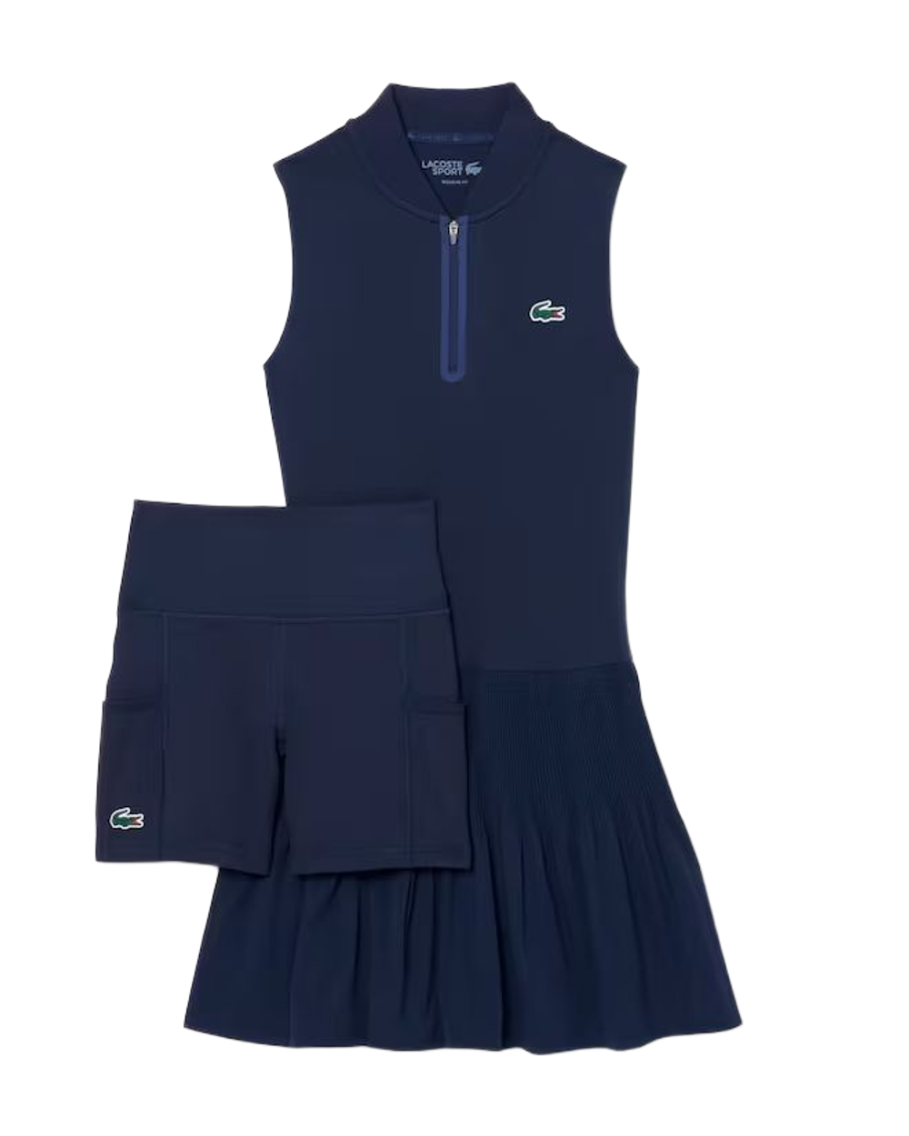 Теннисное платье Lacoste Ultra Dry - navy blue