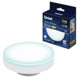 LED-GX70-15W-4000K-GX70-FR PLZ01WH Лампа светодиодная. матовая. Белый свет 4000K. Картон. ТМ Uniel