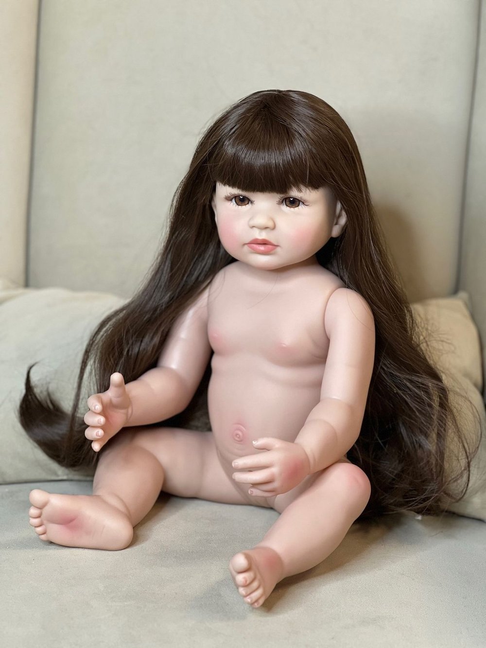 Кукла Реборн виниловая 55см в пакете (FA-272)