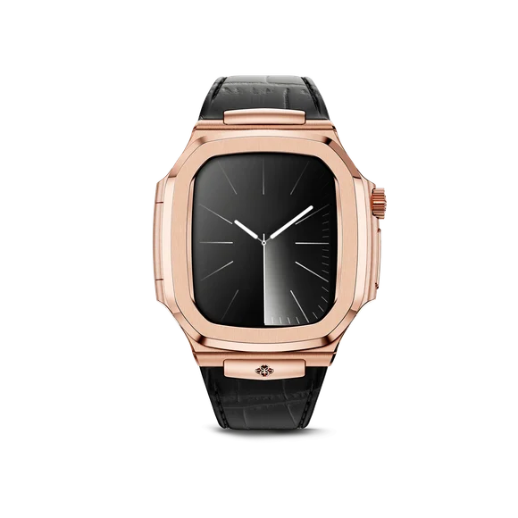 Корпус для Apple Watch ROYAL45 - Rose Gold Leather