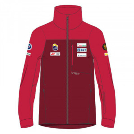 VIST виндстоппер SOFTSHELL JACKET RUSSIA SKI TEAM RED