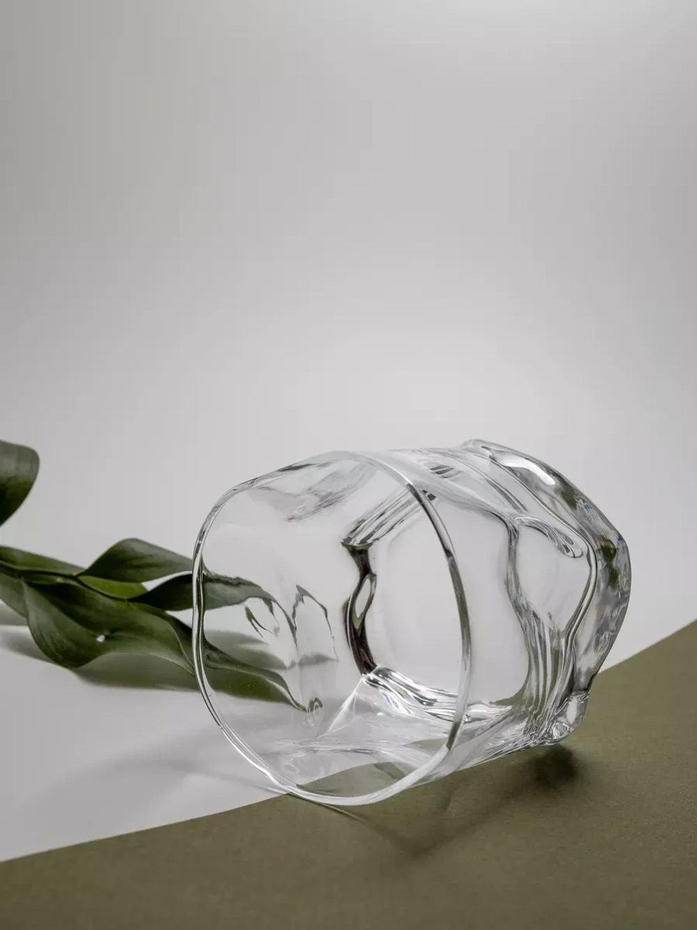 Набор изогнутых стаканов для виски, прозрачный, 300 мл, 6 шт