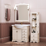 Зеркало КЛИО 80, белый