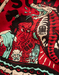Худи Half Sumo Midoshi Heavyweight