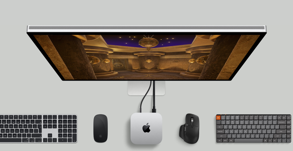 Мини настольный компьютер Apple Mac Mini (M4 10C CPU, 10C GPU, 2024) 16 ГБ, 256 ГБ SSD