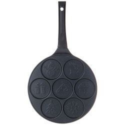 СКОВОРОДА AGNESS ДЛЯ ОЛАДИЙ С АНТИПРИГАР.ПОКРЫТИЕМ ДИАМЕТР=26.5 СМ.(КОР=6ШТ)