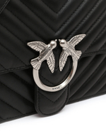 кожаная сумка через плечо love one Pinko - черный(100941 A0GK)