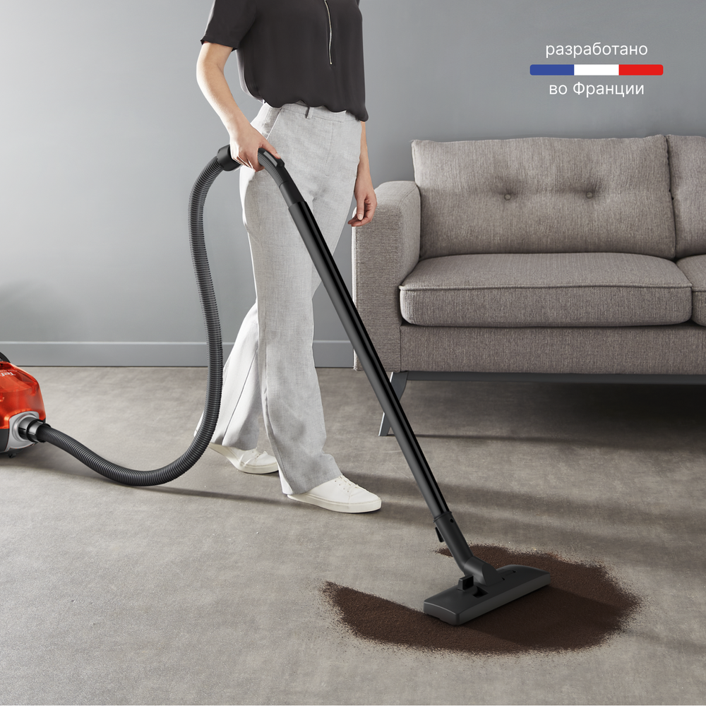 Пылесос с контейнером Tefal Micro Space Cyclonic TW3235EA