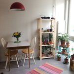 Стеллаж напольный Альберт 159 см для рассады, книг, деревянный стеллаж на балкон, в натуральной отделке