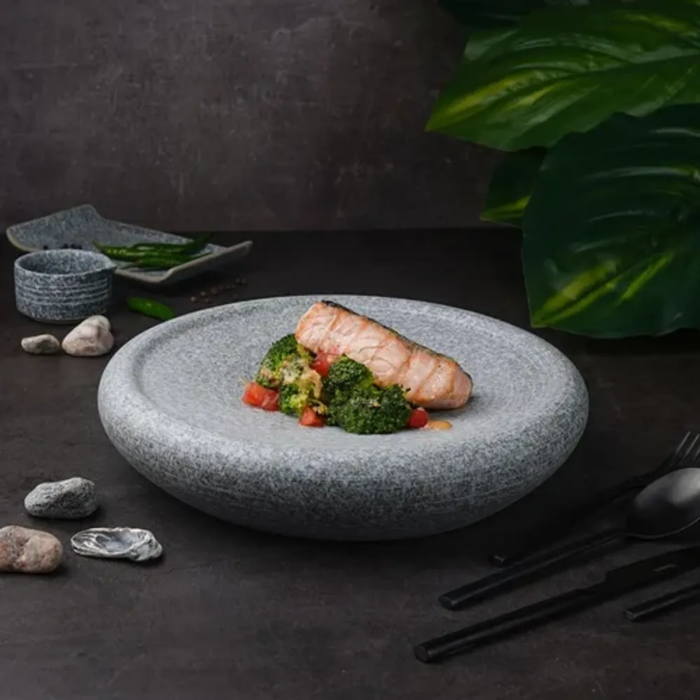 Блюдо круглое d 28,2 см h6,2 см Stone Untouched Taiga P.L. Proff Cuisine [1]