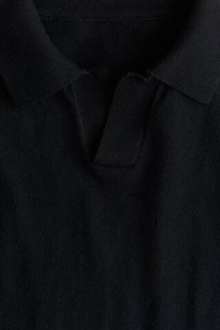 H&M Свитер-поло, черный