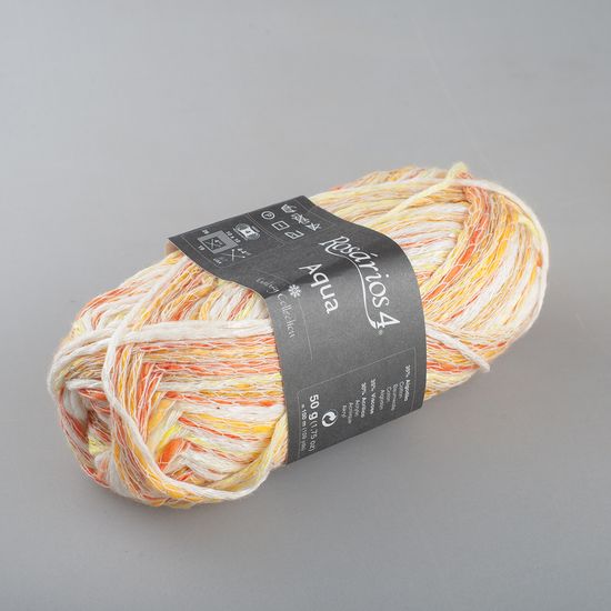 Пряжа ROSARIOS 4 Aqua (35% хлопок, 35% вискоза, 30% акрил)