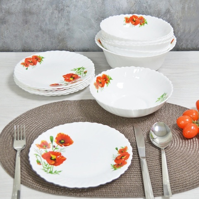 Столовый набор 13 предметов "Маки"