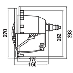 Прожектор галогенный Hayward Design 3481 (300 Вт) White