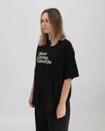 Футболка NTTR 004 Slow Living Lifetyle Черная