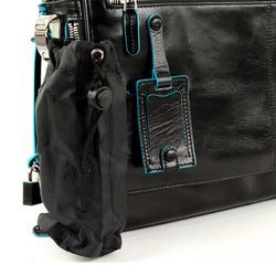 Сумка мужская Piquadro Blue Square черная телячья кожа (CA2849B2/N) 3