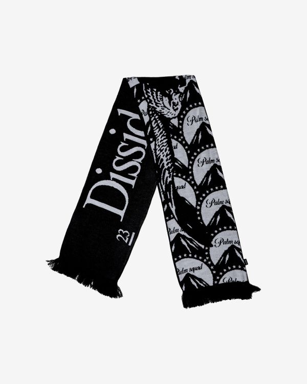 Шарф "DZ" Двусторонний Черно-Белый - фото 1