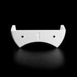 Настенный кронштейн для фронтальной установки Яндекс станций (Яндекс-Алиса) Лайт (первое поколение), 3D печать, белый