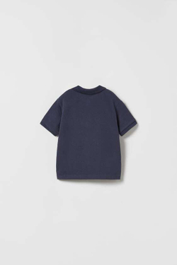 ZARA БАЗОВОЕ ПОЛО, МОРСКОЙ СИНИЙ