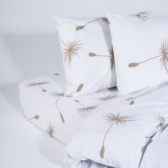 Простыня на резинке  Fiori 4,  160x200х30 , ранфорс  DOMTEKC