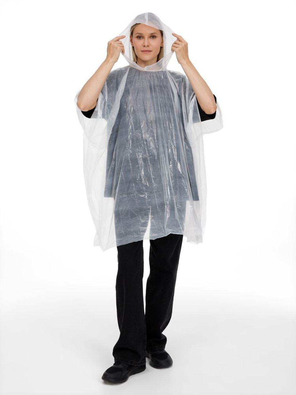 Дождевик в круглом футляре Nimbus, белый