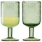 Набор бокалов для вина flowi, 410 мл, зеленые, 2 шт.
