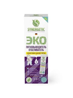 Отбеливатель-пятновыводитель с активным кислородом Synergetic, 100 г