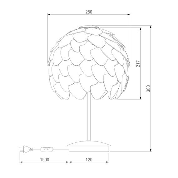 Настольная лампа Bogates 01099/1