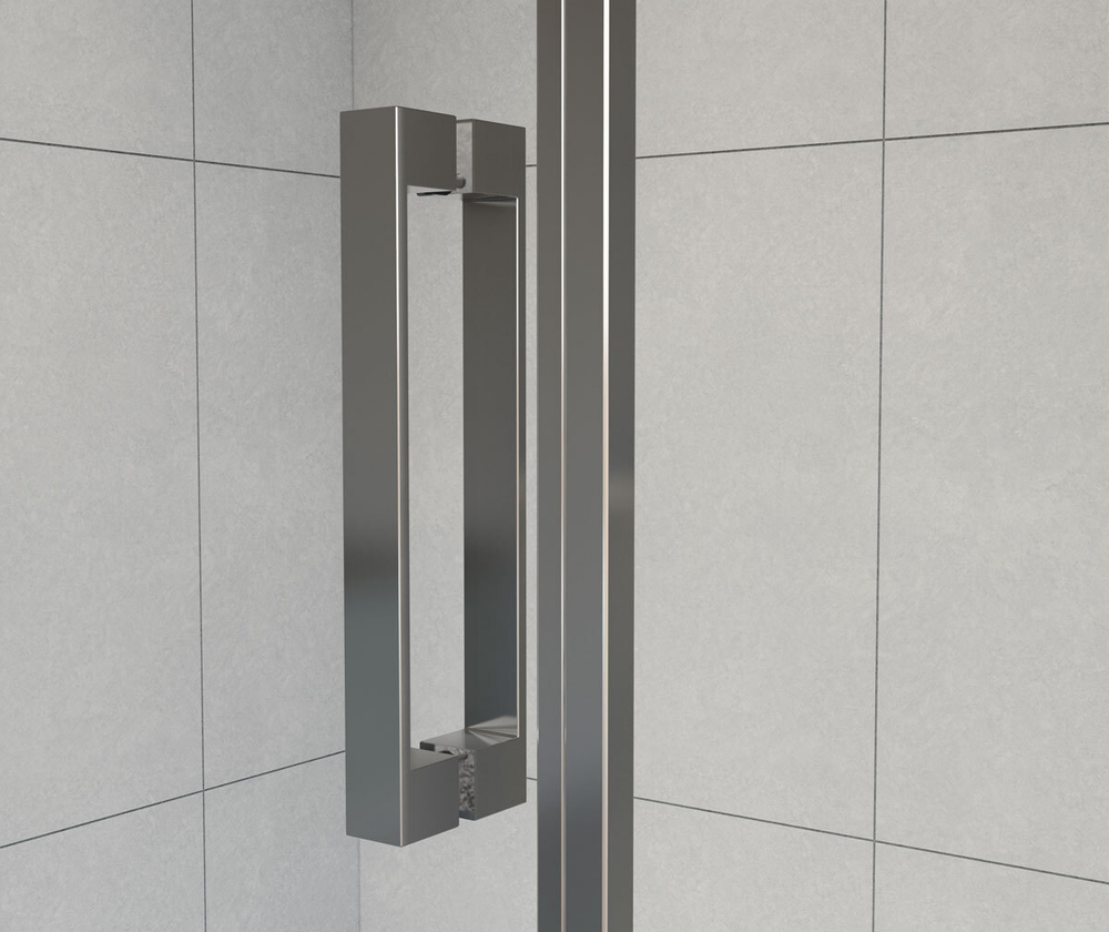Душевая дверь Flex VDP-1F900CLB, 900, черный, стекло прозрачное, , шт
