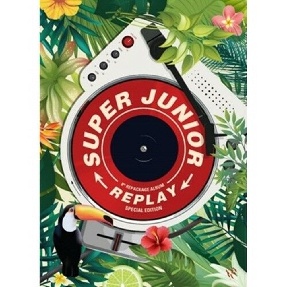 Альбом Super Junior - Replay 8th Repackage Album Special Edition