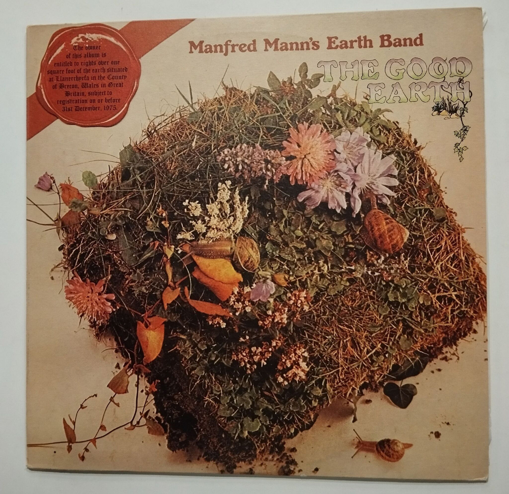 Винтажная виниловая пластинка LP Manfred Manns Earth Band The Good Earth (UK 1974)