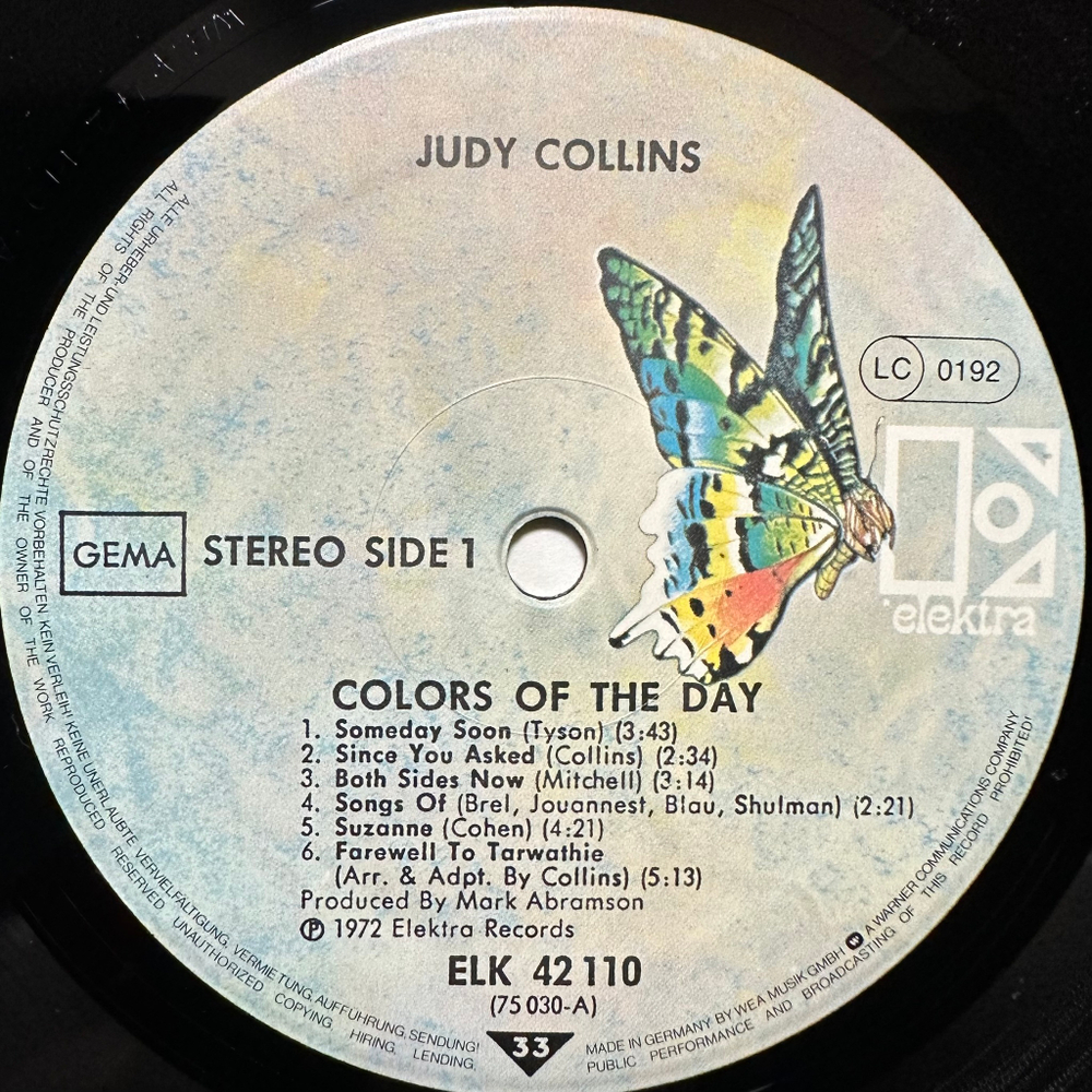 Judy Collins - Colors Of The Day The Best Of Judy Collins (Германия)