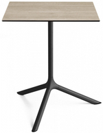 Стол ламинированный обеденный складной Scab Design Tripe Maxi Folding, черный, состаренный дуб тортора