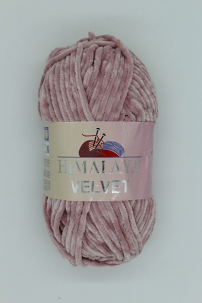 Пряжа "Velvet" 90049 Розовая пудра