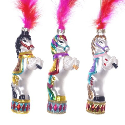 GAEM Украшение новогоднее "Лошадка", L5 W3 H24 см, 3в.