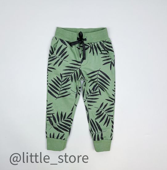 Брюки "Сафари" из футера, Зеленый камень