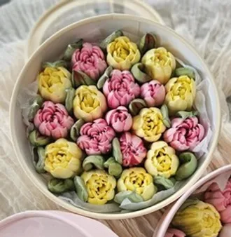 Зефир подарочный «Тюльпаны» / 21 см