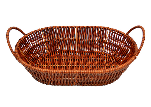 Ваза для фруктов/хлеба "Ротанг" 29,5*18,5*6,5 см, 107229 пластик