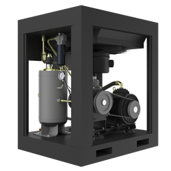 HRS-9411200 Винтовой компрессор с ременным приводом Harrison: 11200 л/мин, 10 бар, 75 кВт