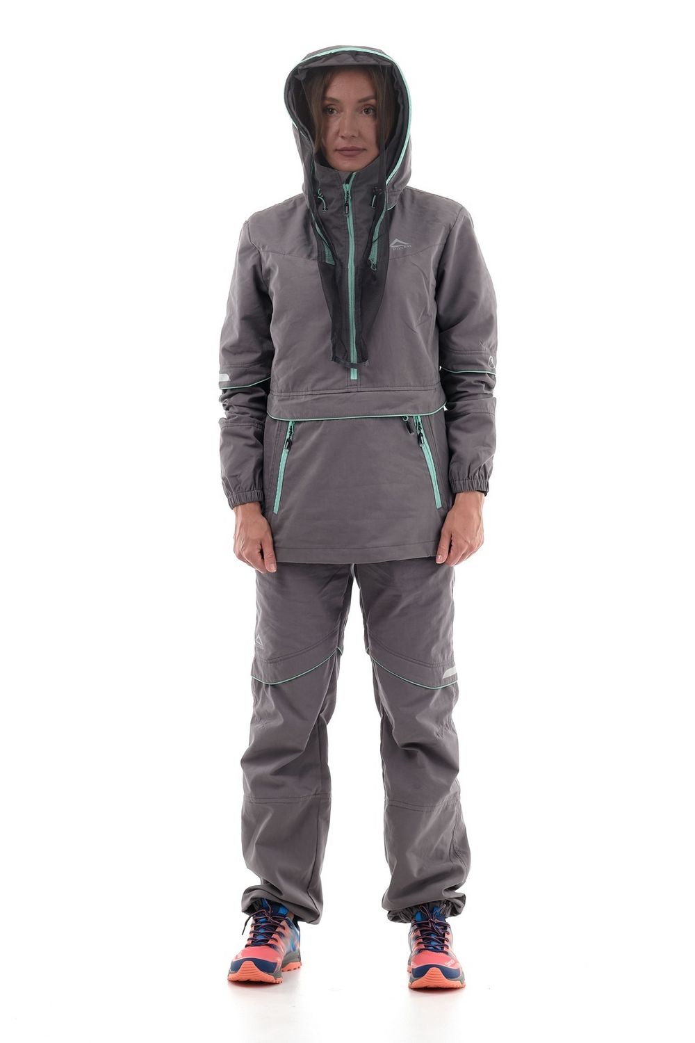 Костюм противоэнцефалитный «Элит Барьер» женский (цвет. св.серый / мята)