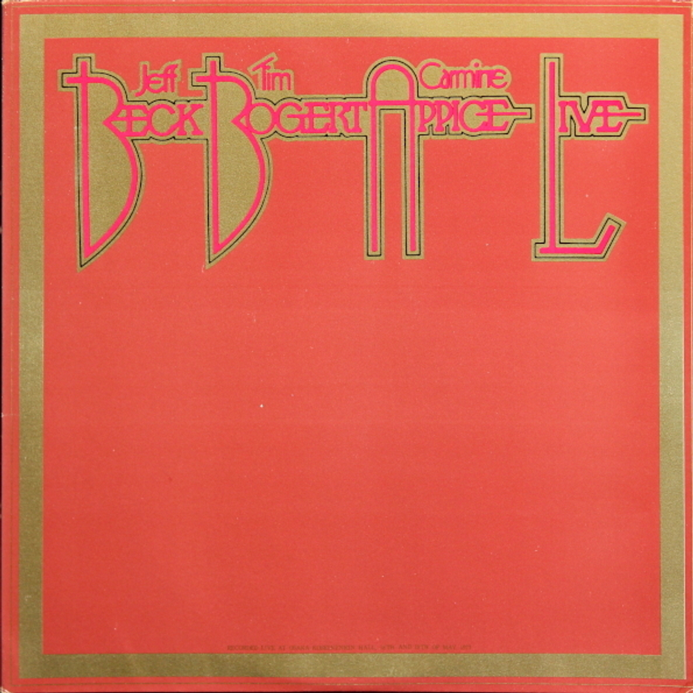 Beck, Bogert & Appice / Beck, Bogert & Appice Live (2LP)
