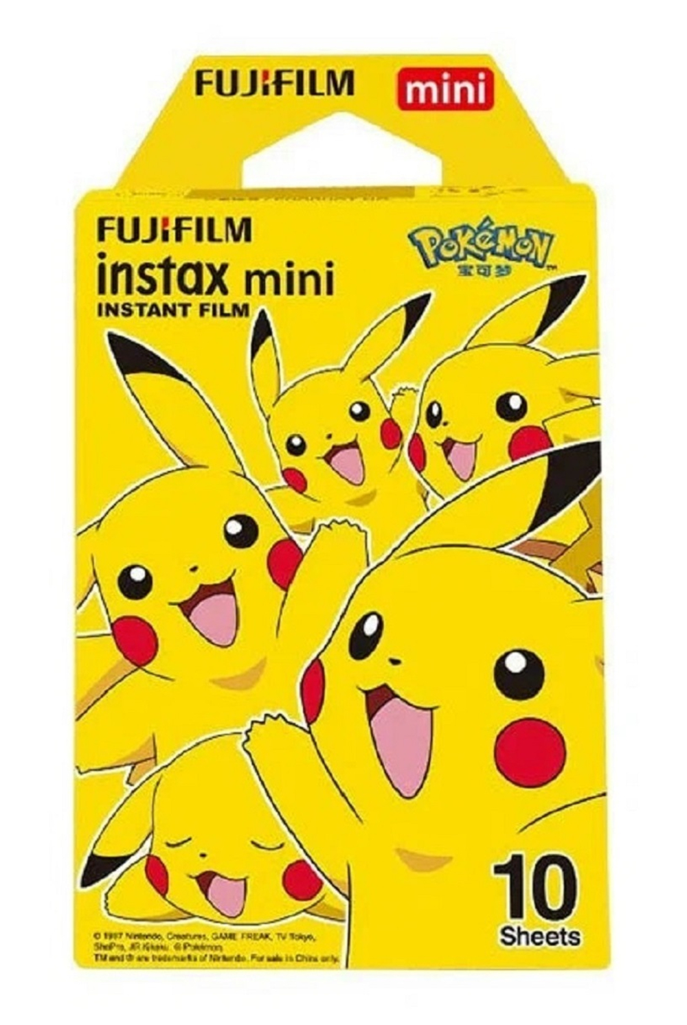 Fujifilm Instax Mini Pokemon, 10 снимков
