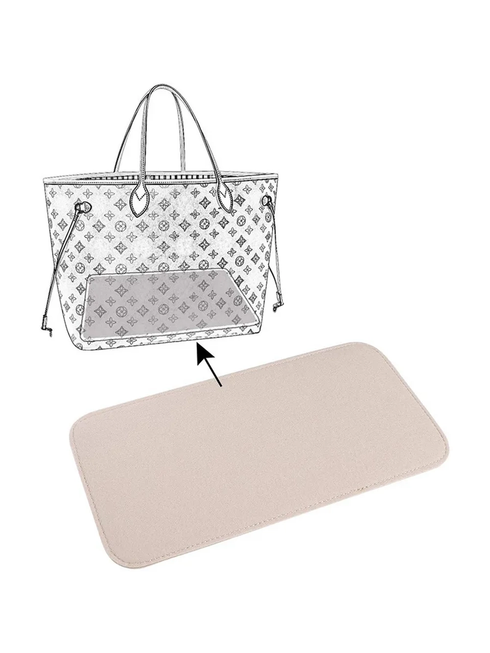 Донышко вкладыш для сумки